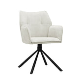 Chaise de salle à manger Enzo - Lin blanc